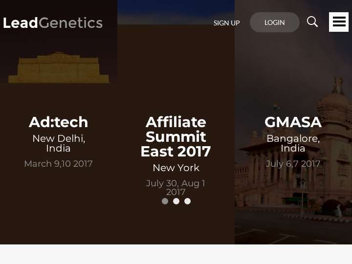Lead Genetics website preview