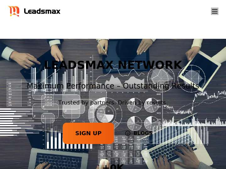 Leadsmax website preview