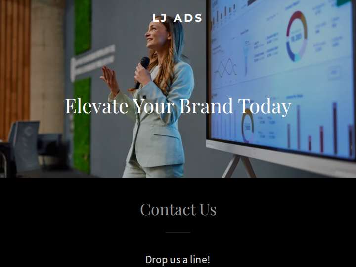 LJ Ads website preview