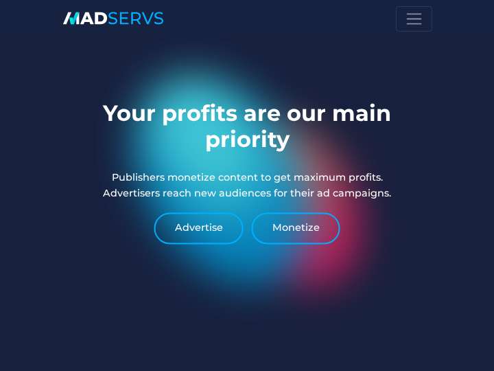 Madservs website preview
