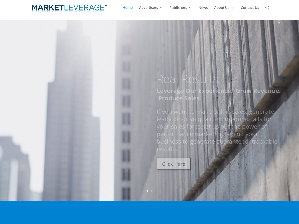 MarketLeverage website preview