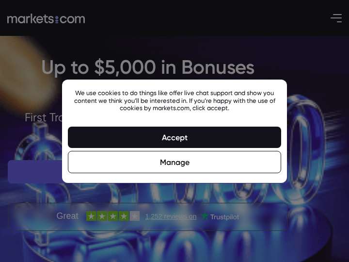 Marktes.com Affiliates website preview