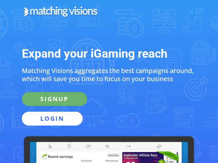 Matching Visions website preview