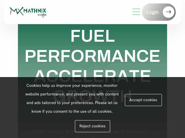 Mathnix Edge website preview