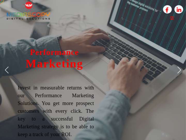 Mediascopy Digital Solutions website preview