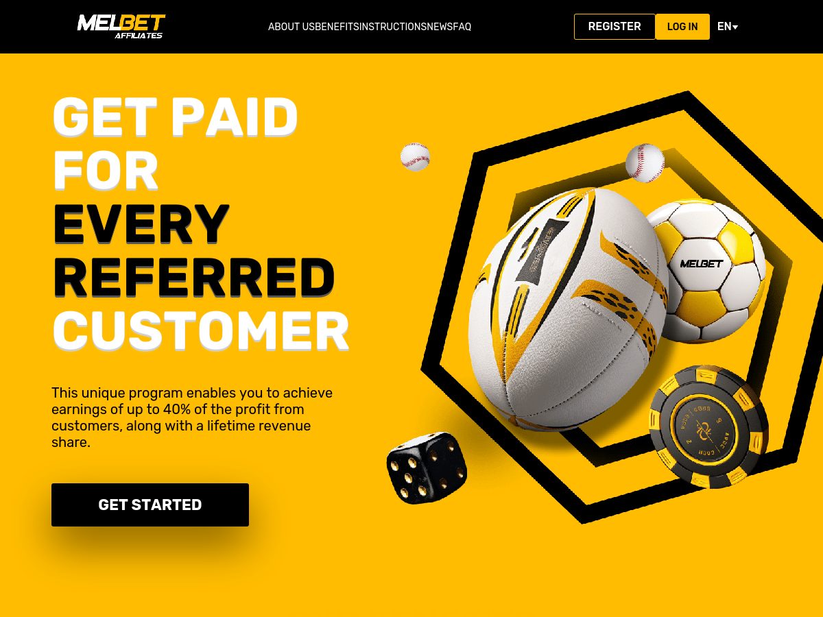 Melbet Affiliates website preview