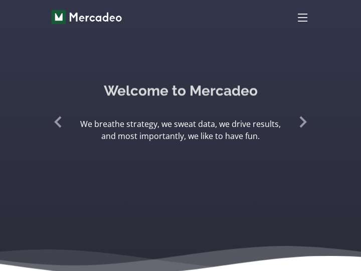 Mercadeo Media website preview