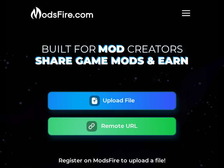 ModsFire website preview