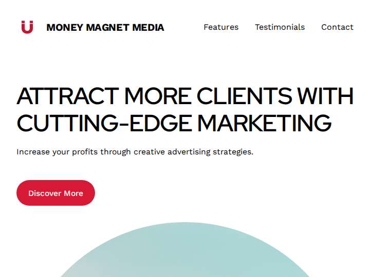 Money Magnet Media website preview