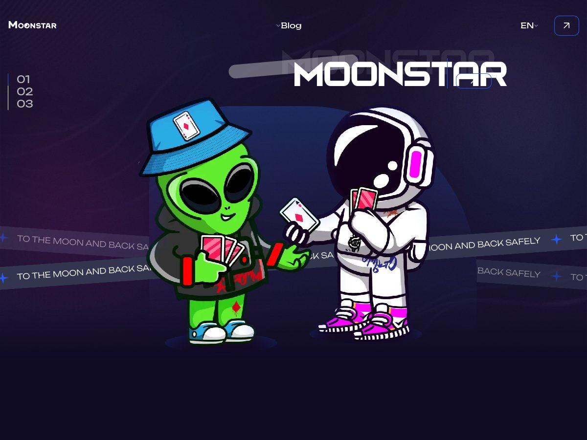 Moonstar Network website preview