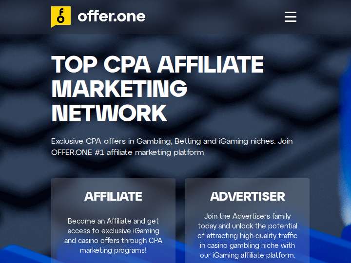 Offer.one website preview