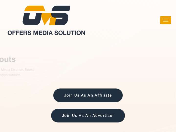 Offers Media Solution website preview