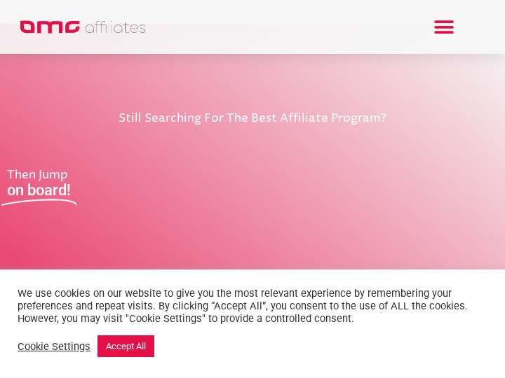 OMG Affiliates website preview