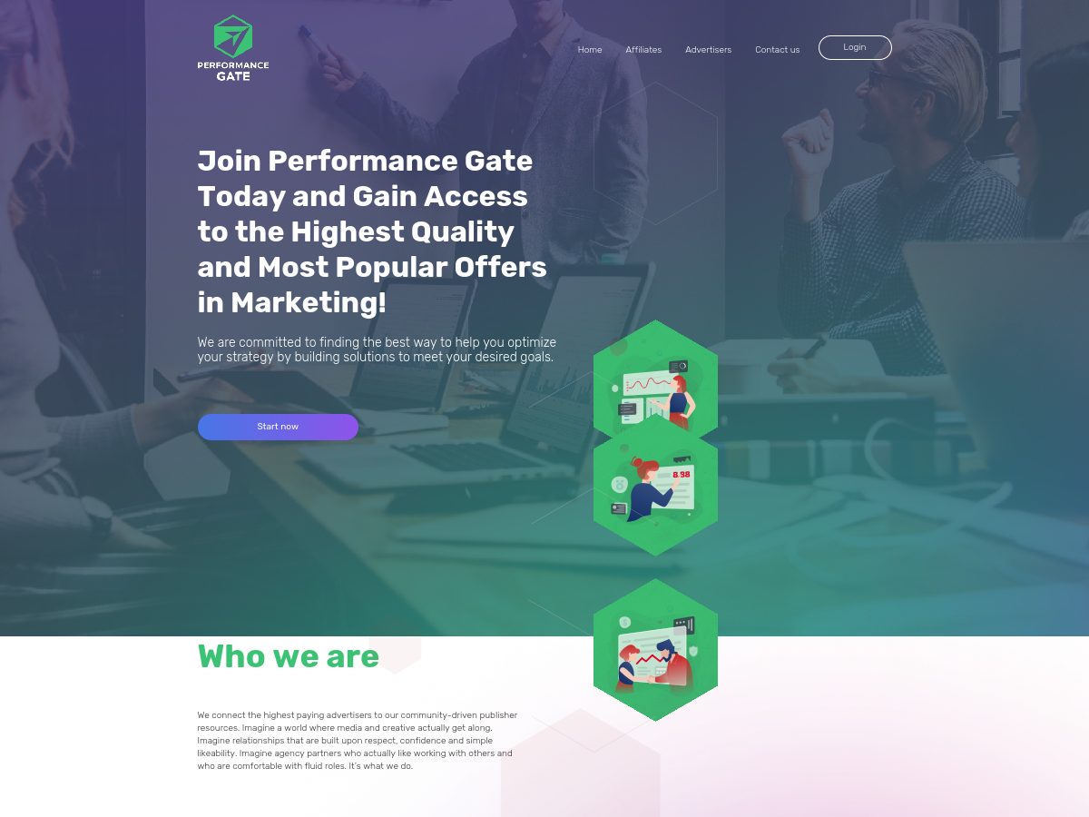 Performance Gate website preview