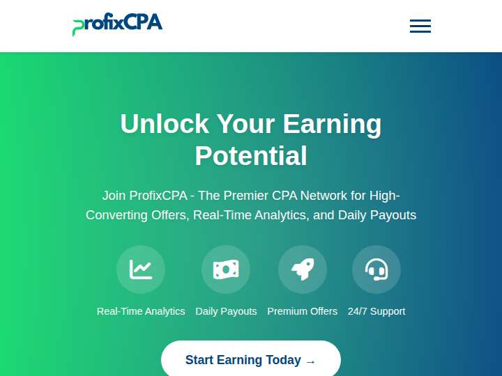 ProfixCPA website preview