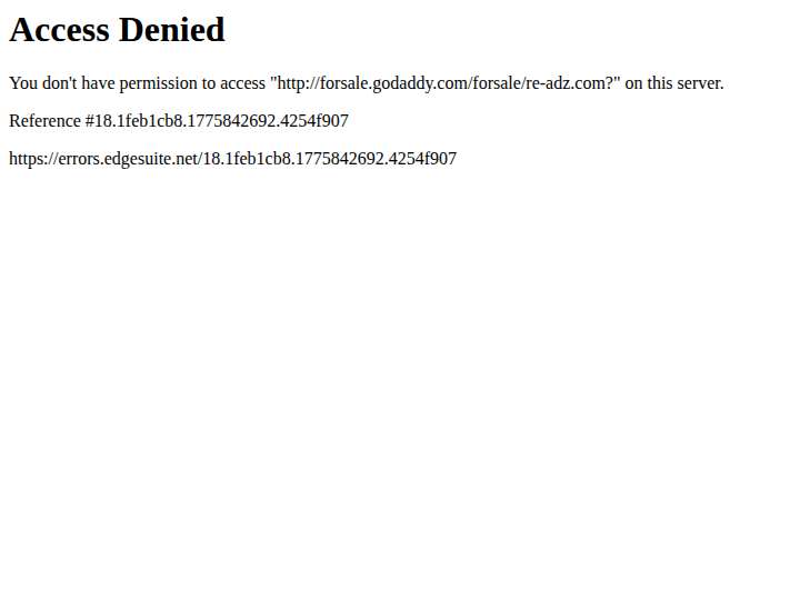 RE-Adz Network website preview