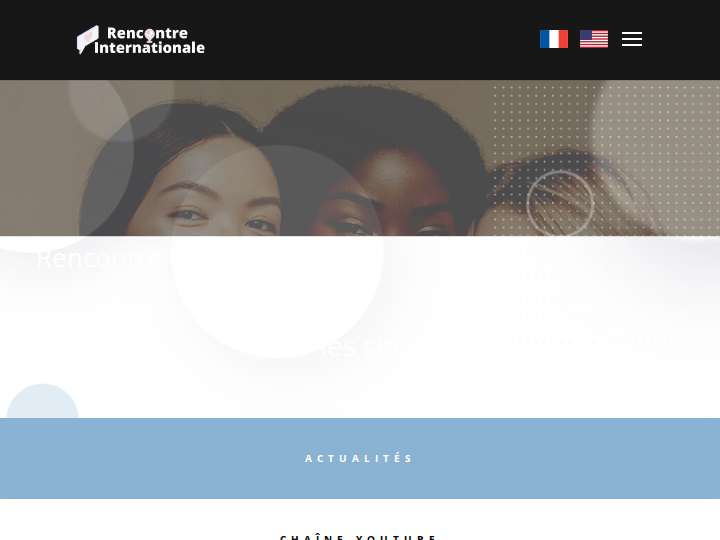 Rencontre Internationale website preview