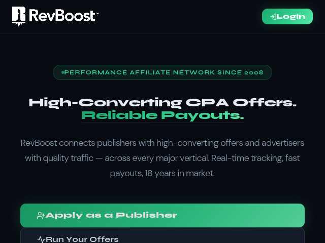 Revenue Boost website preview