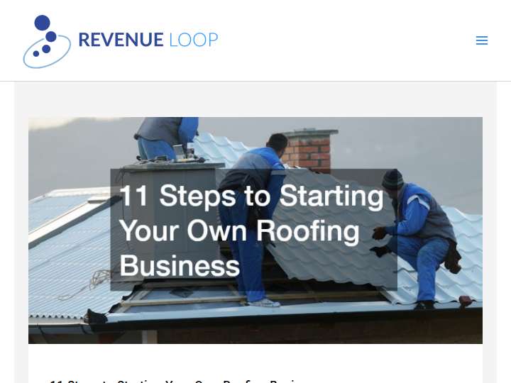 RevenueLoop website preview