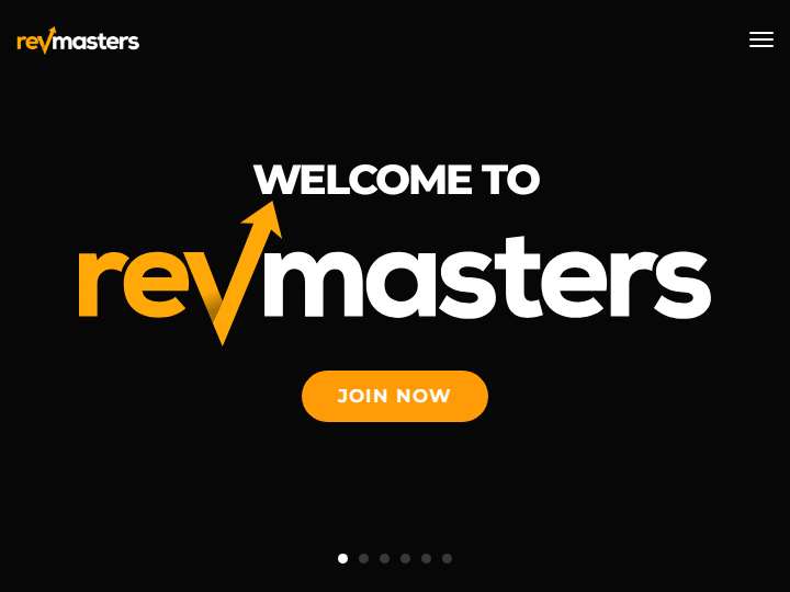 RevMasters website preview