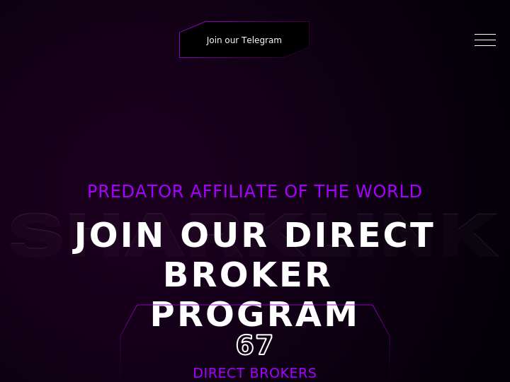 SharkLink website preview