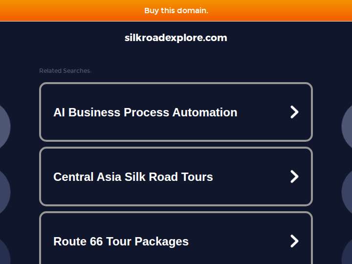 Silk Road Explore Affiliate Program website preview