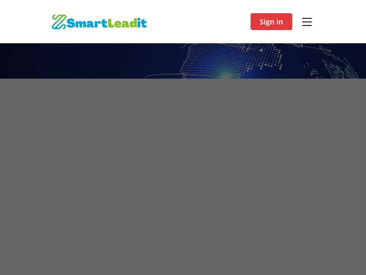 SmartLeadit website preview