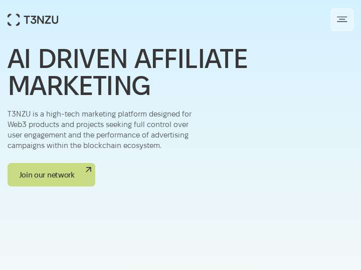 T3NZU website preview