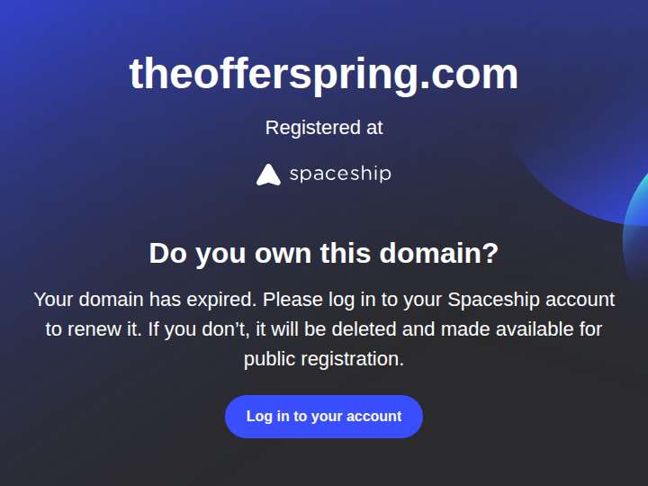 The Offerspring website preview