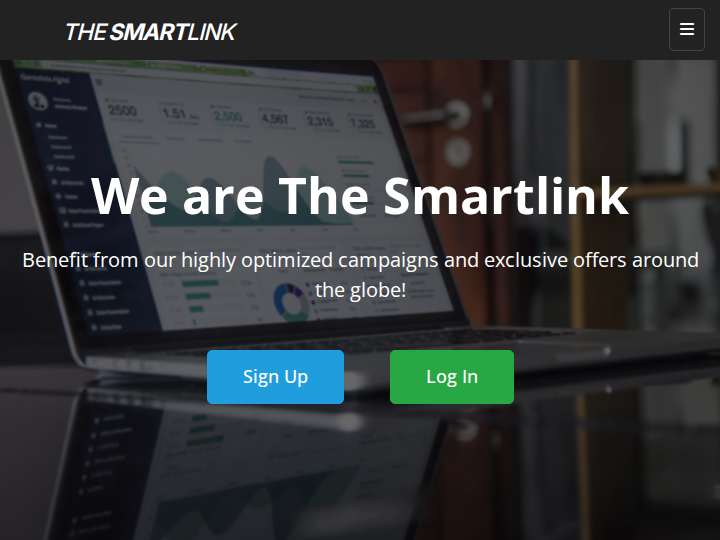 The Smartlink website preview