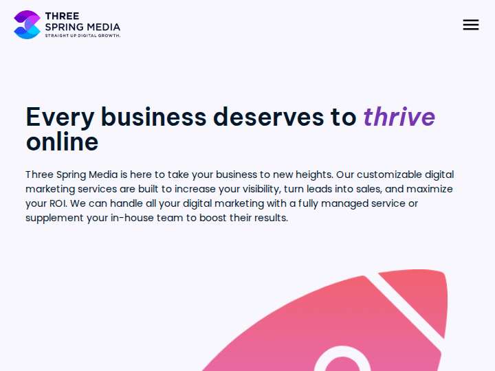 Three Spring Media website preview
