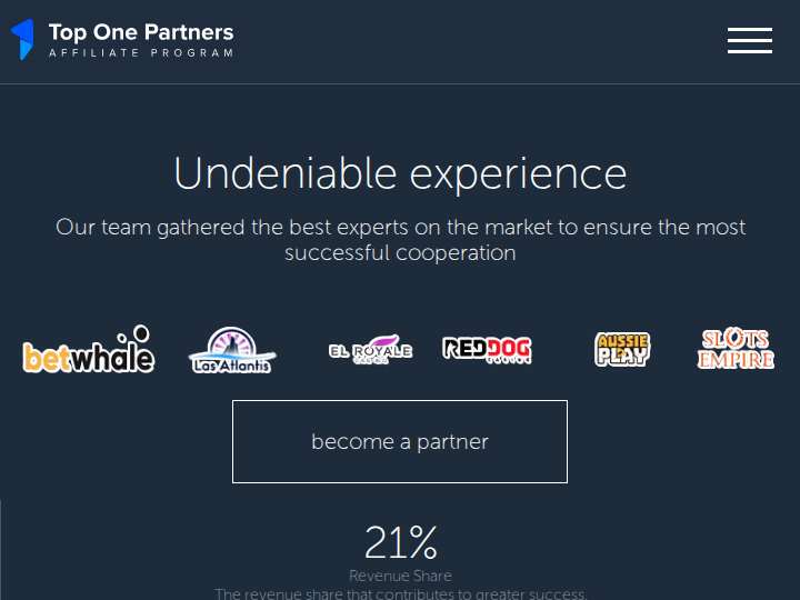 Top One Partners website preview