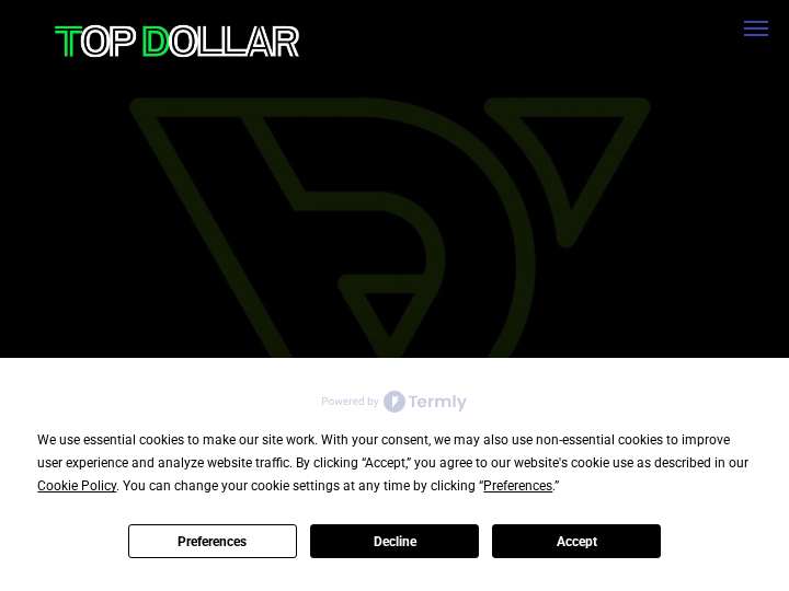 TopDollarHub website preview