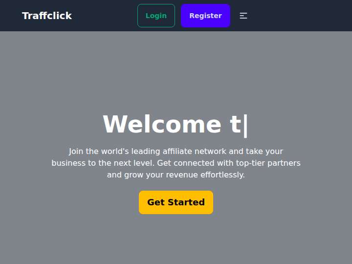 TraffClick website preview
