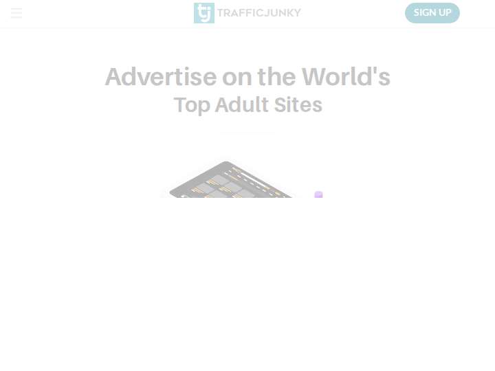 TrafficJunky website preview