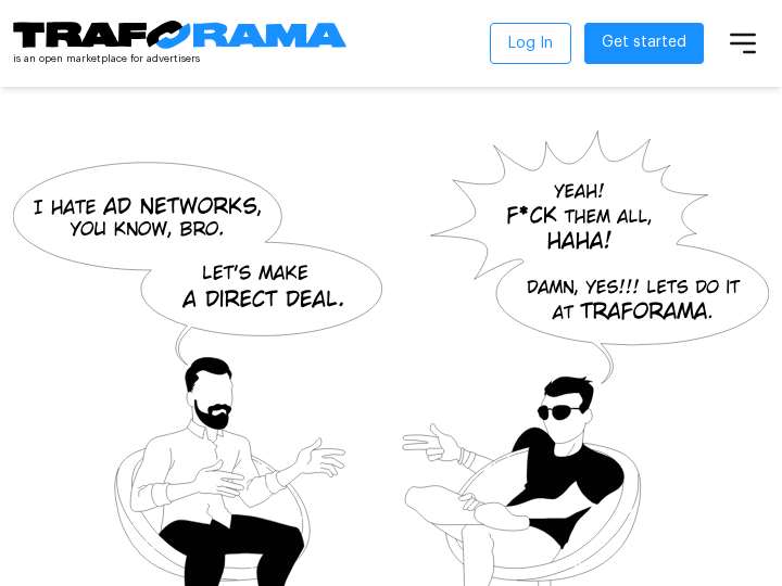 Traforama website preview