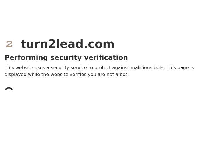 Turn2Lead website preview