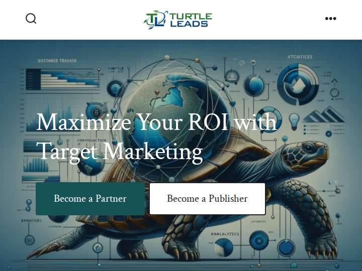 Turtle Leads website preview