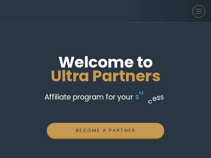 Ultra Partners website preview