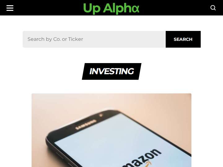 UpAlpha website preview