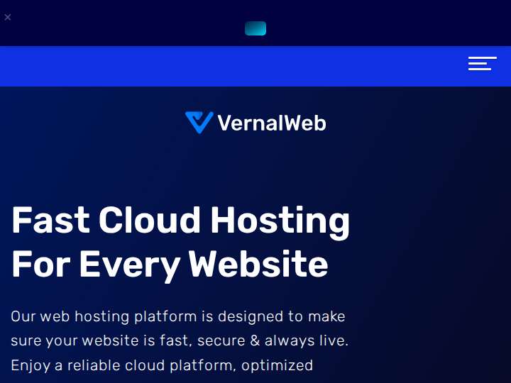 VernalWeb website preview