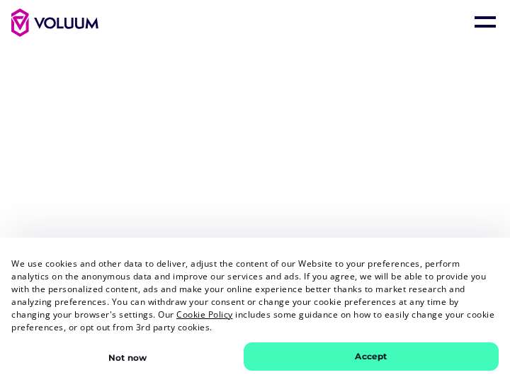Voluum DSP website preview