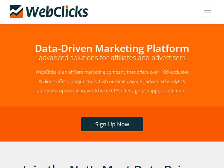 WebClicks website preview