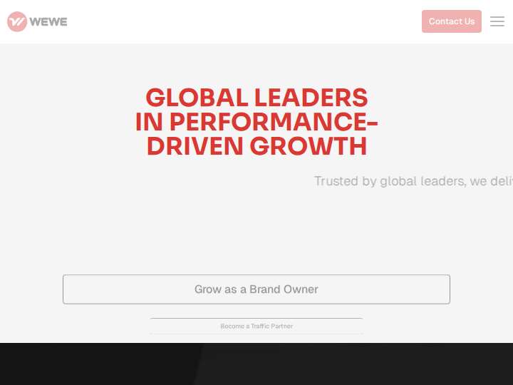 Wewe Media Group website preview
