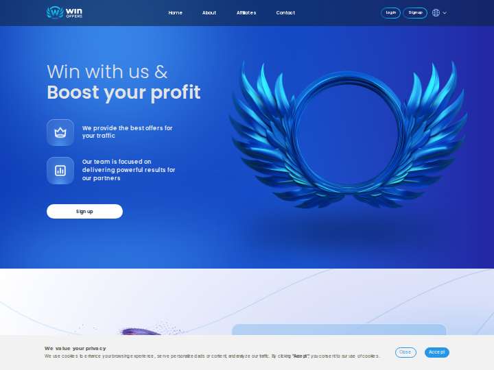 Win-Offers website preview