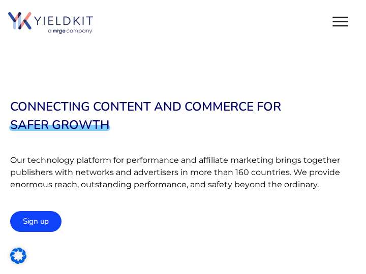 YIELDKIT website preview